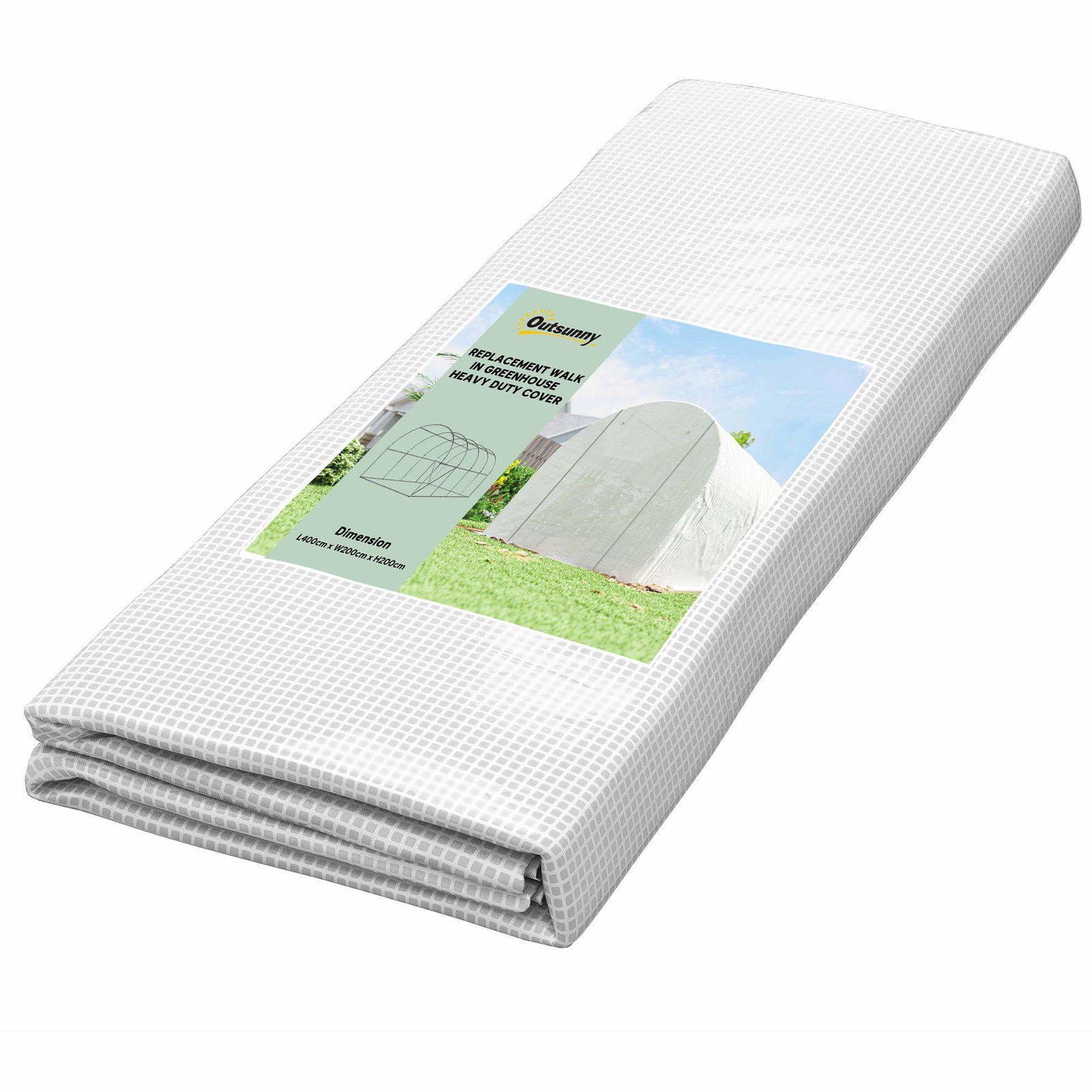 Växthusfilm 4x2m, Vattentät med Dörr & UV-skydd | Hem & Hobby | Pryloteket
