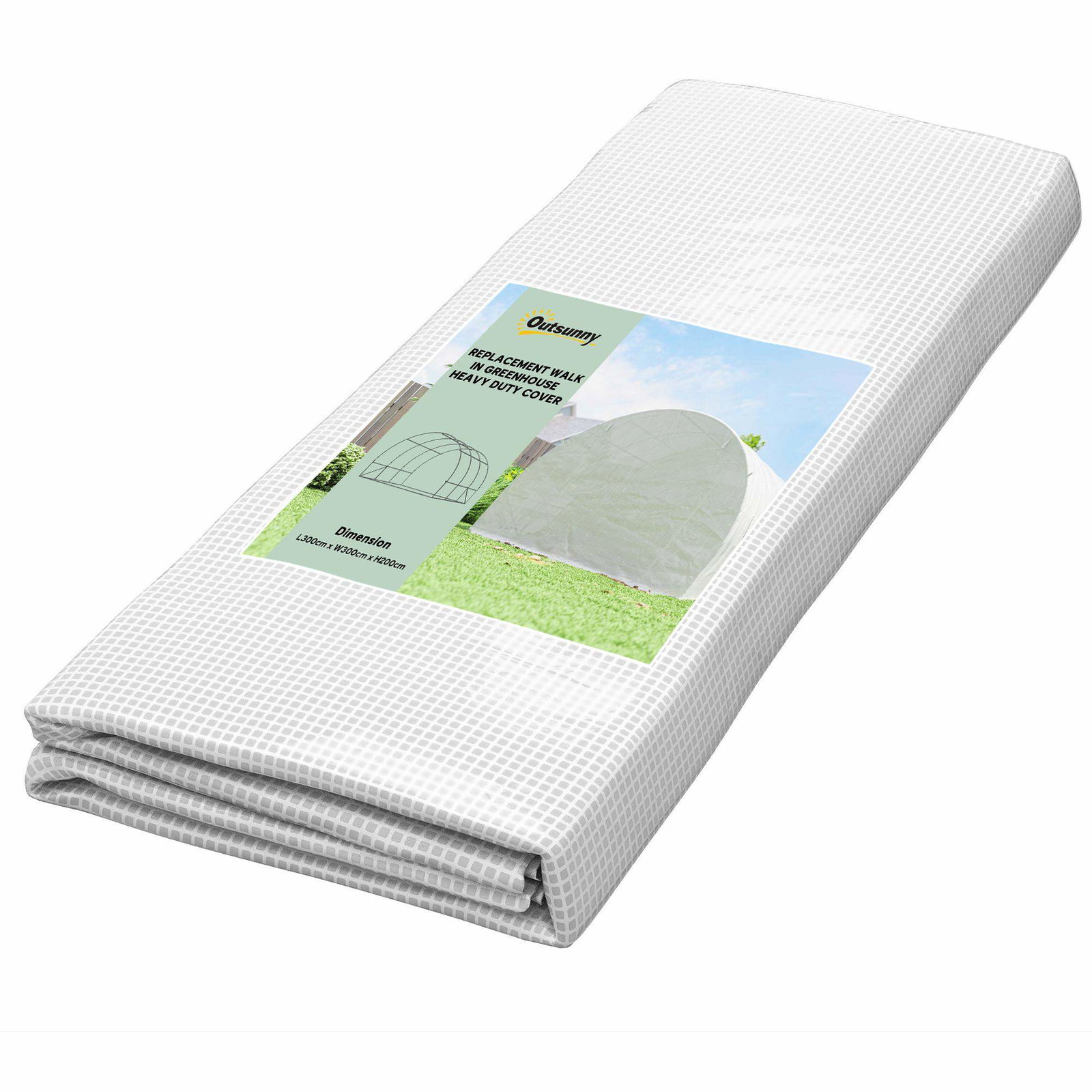 Vattentät växthusfilm, 3x3m, UV-skydd, rullport | Hem & Hobby | Pryloteket