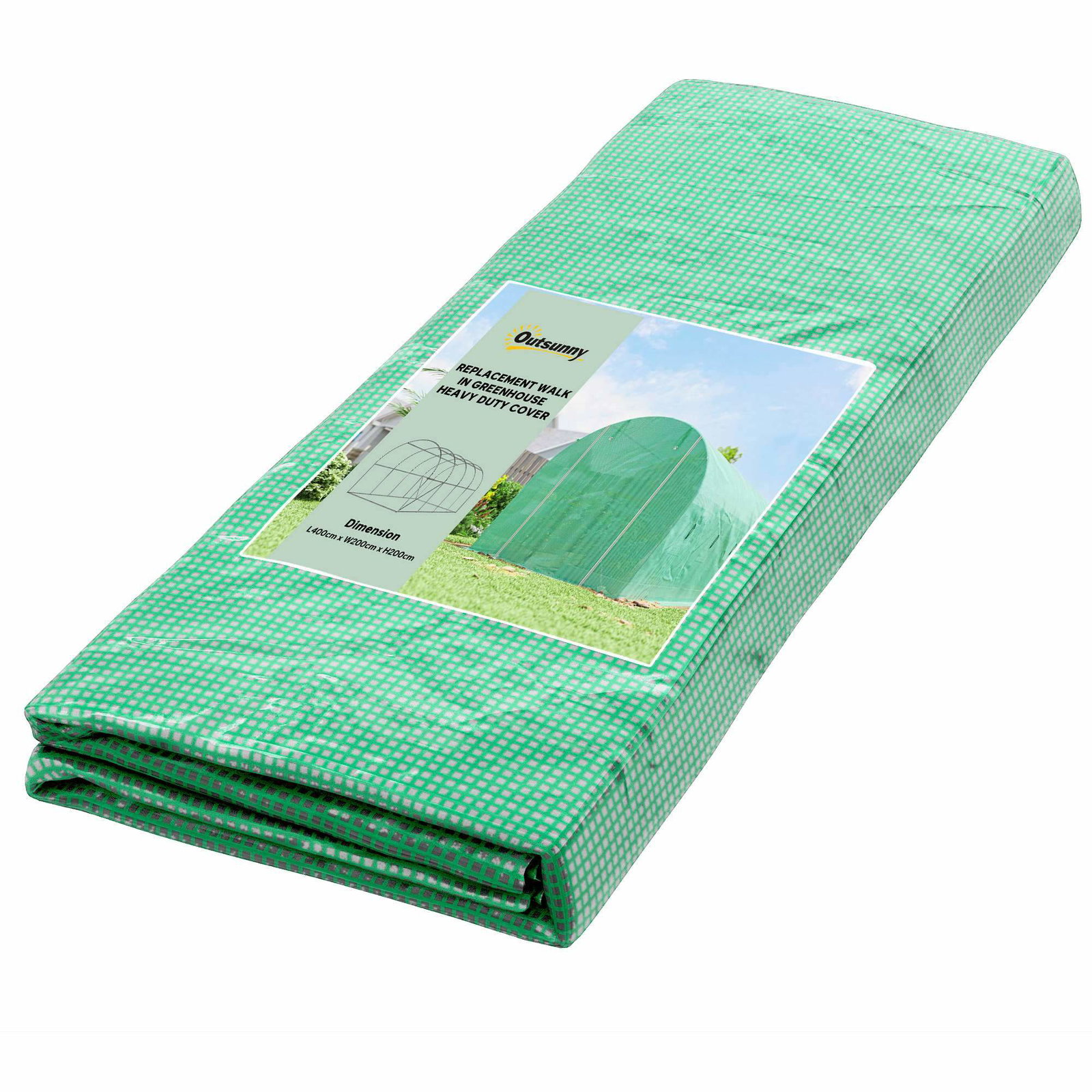 Drivhusfilm 4x2m – Vandtæt, UV-beskyttelse, rivefast
