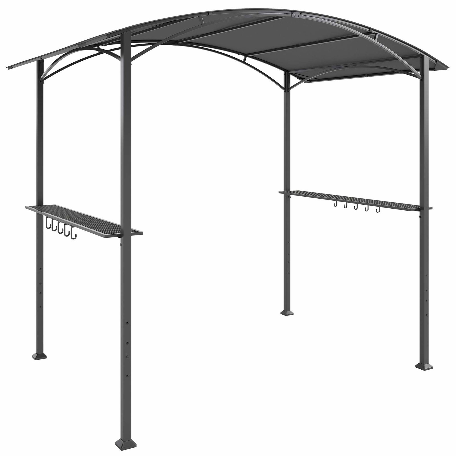 Brandsäker grillpaviljong 2,4 x 1,5 m med hyllor | Hem & Hobby | Pryloteket