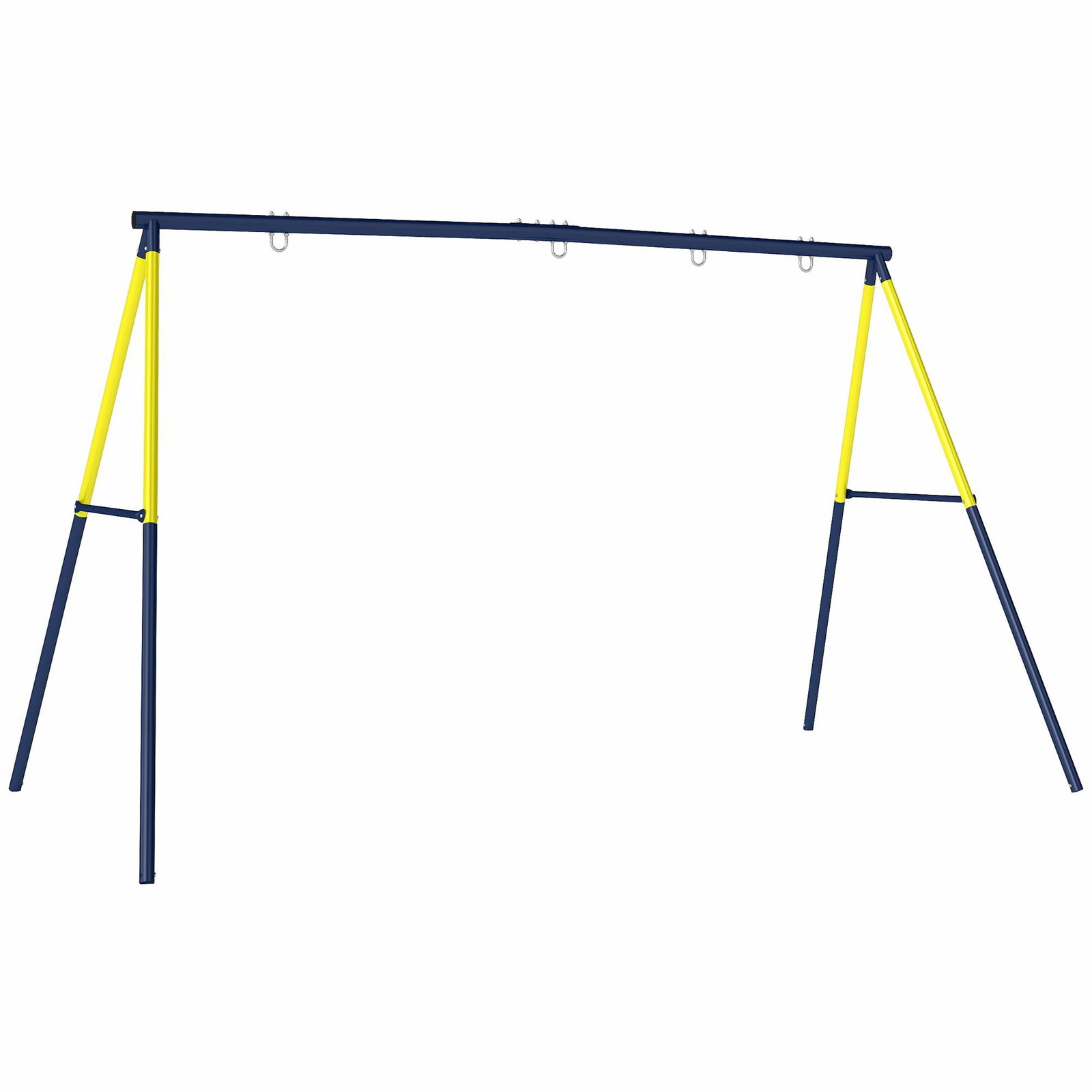 Stålgyngestativ – Kan holde op til 150 kg, Blå, 260x160x178 cm