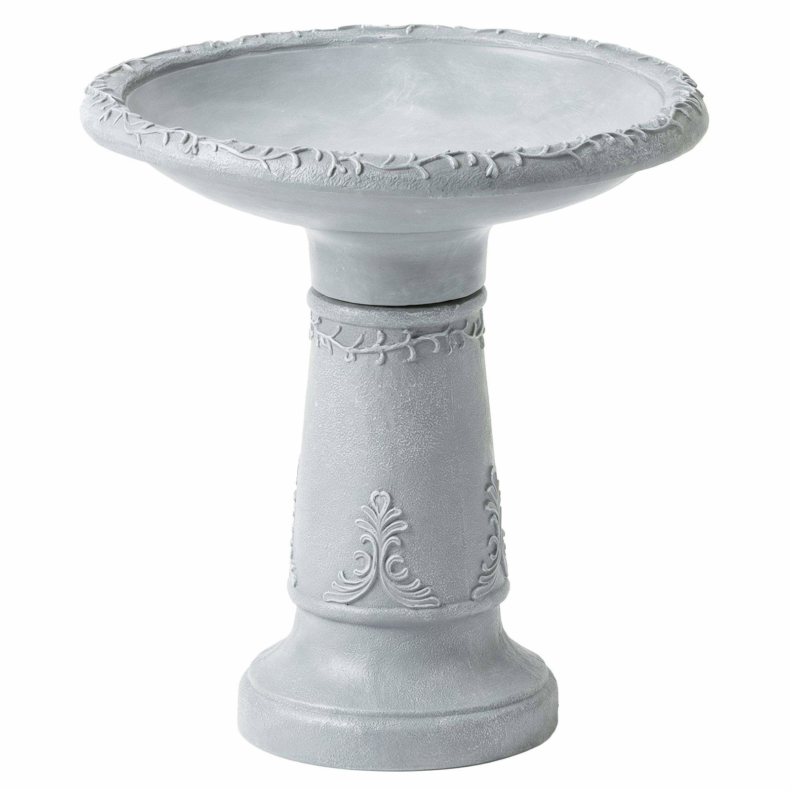 Fågelbad i harts för utomhusbruk, 51 cm stenliknande, fristående | Hem & Hobby | Pryloteket