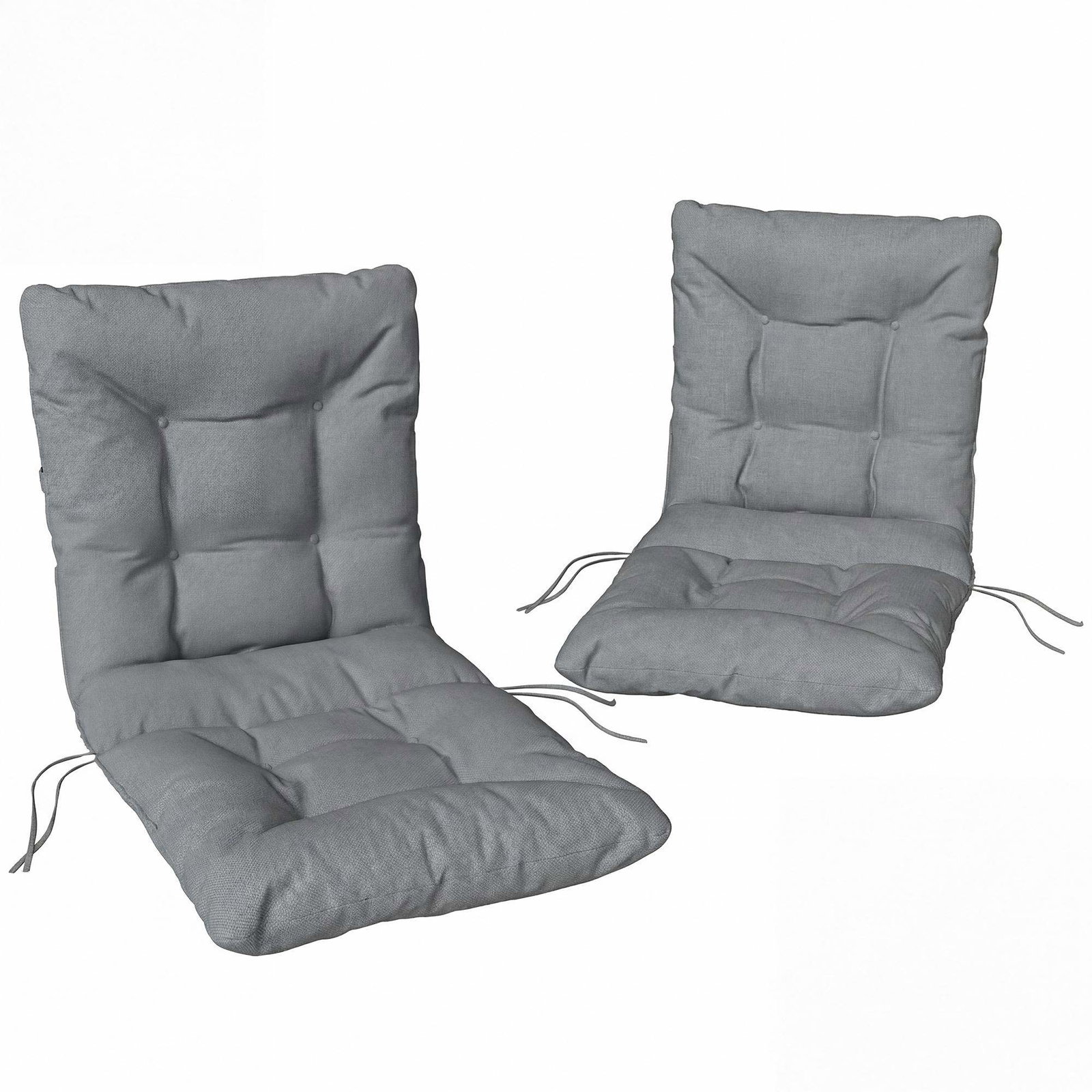 Utomhusdyna med ryggstöd – Vattentålig, ljusgrå | Hem & Hobby | Pryloteket