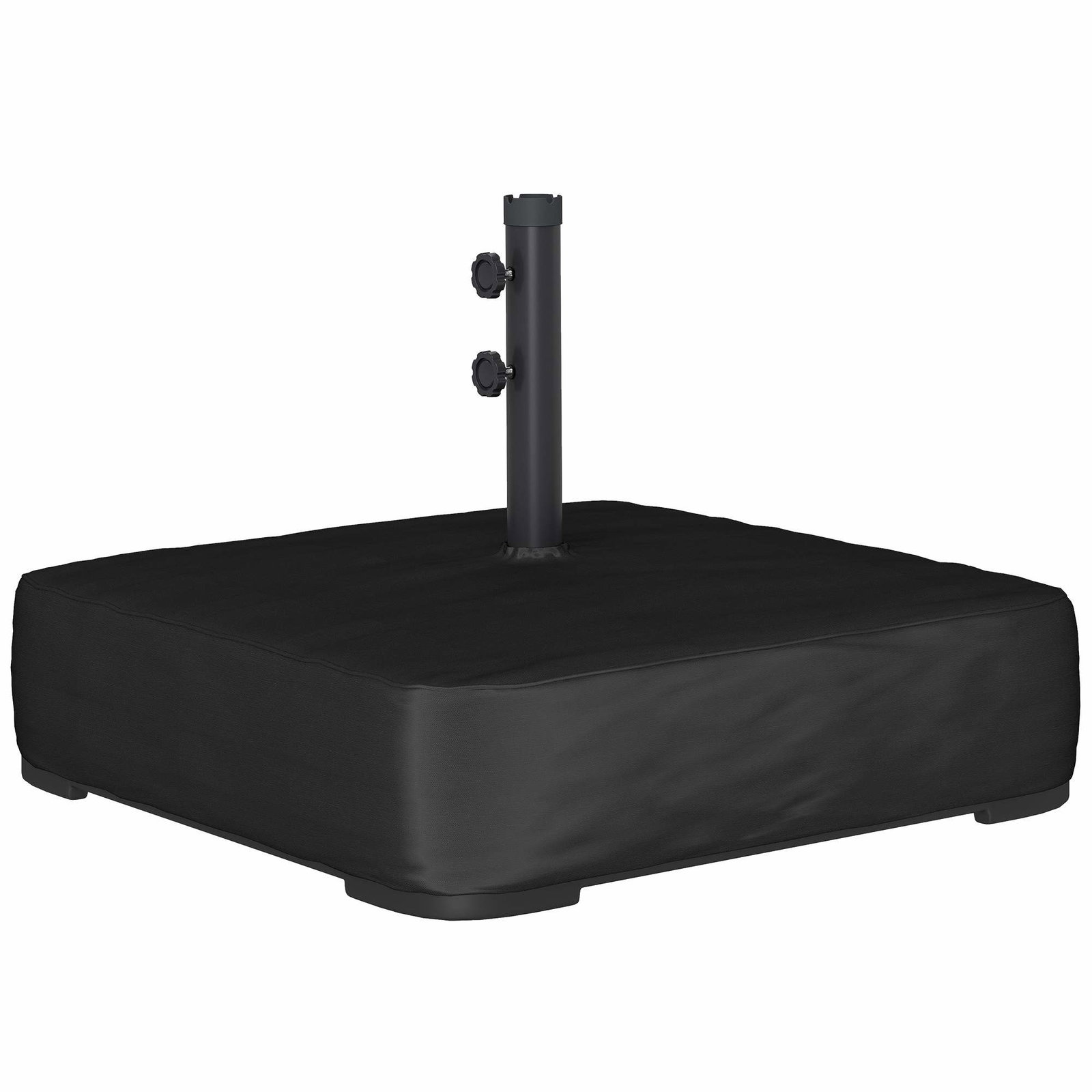 Kraftig parasollfot, 80 kg sandfylld, svart | Hem & Hobby | Pryloteket