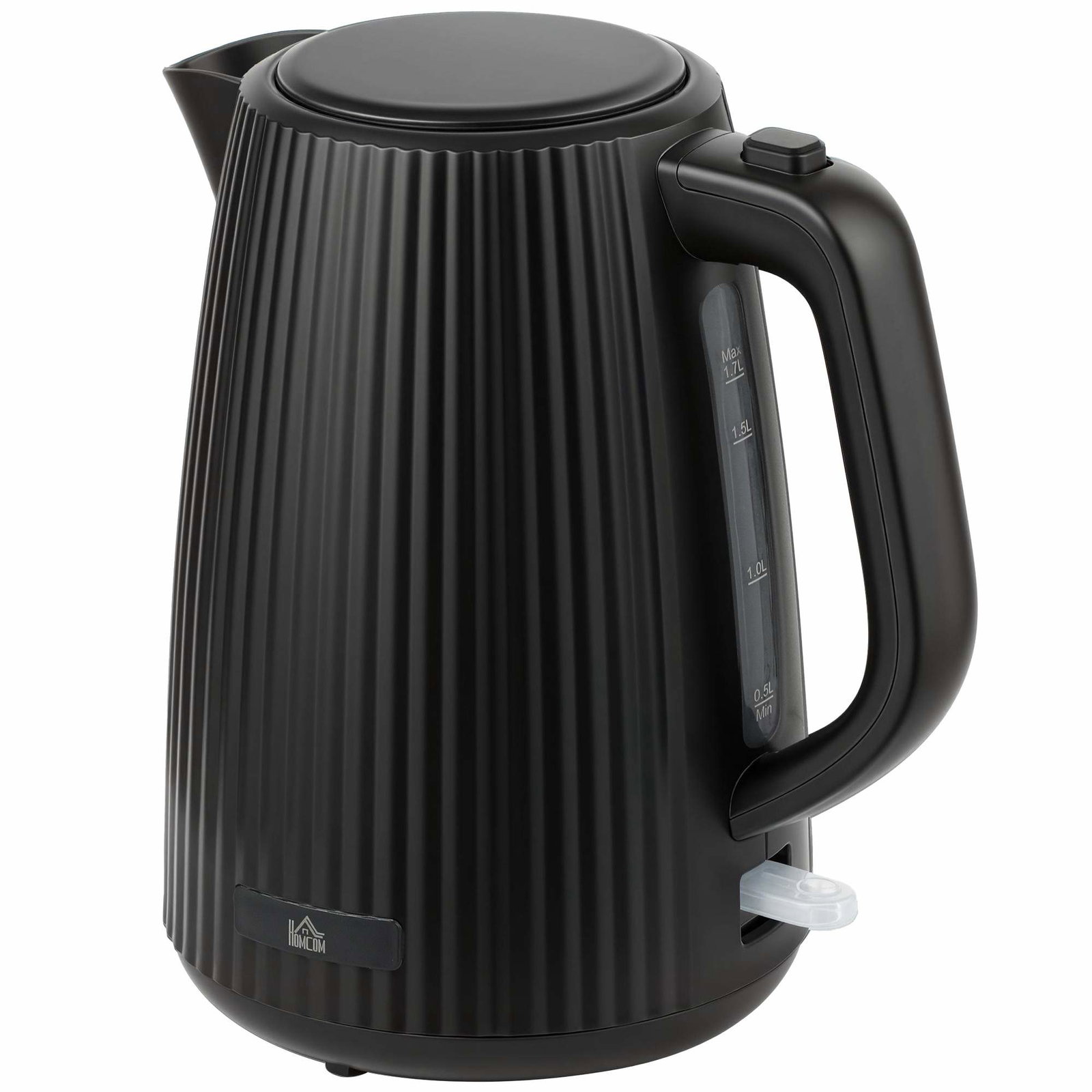 Elkedel 1,7L – Hurtigkog, Automatisk slukning, Sort