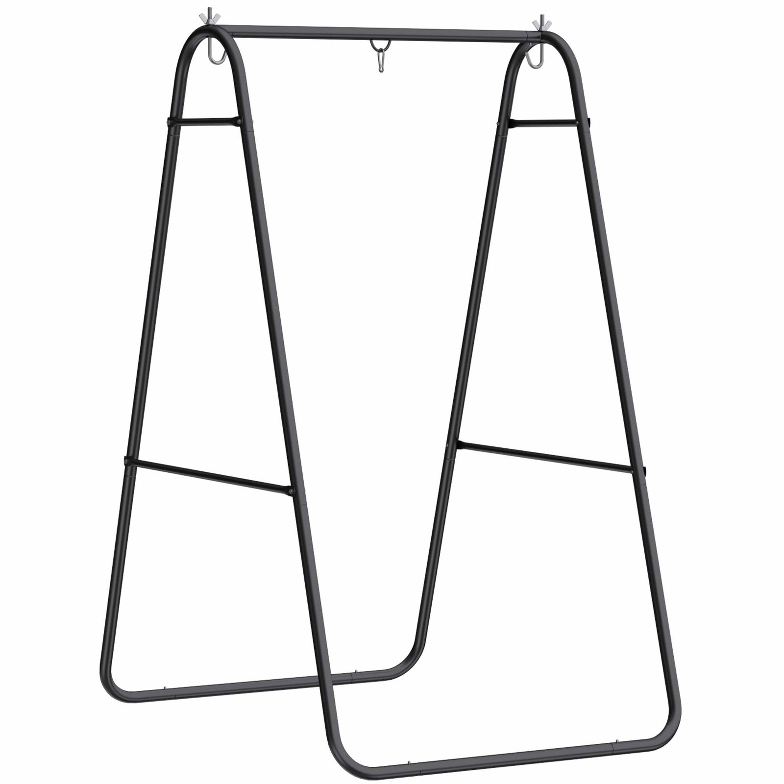 Hængestolsstativ, 150 kg kapacitet, indendørs/udendørs, sort