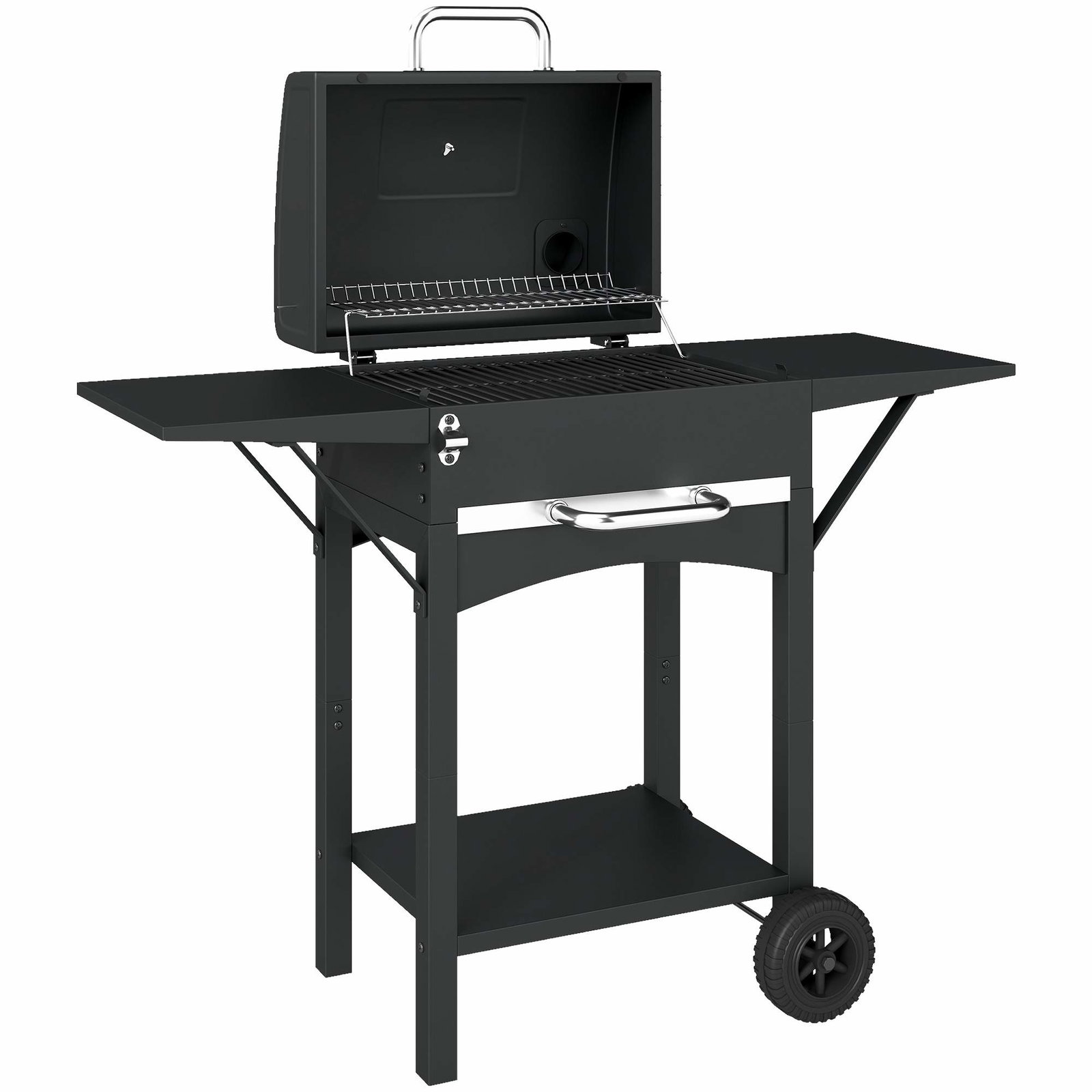 Kulgrill med låg – Stort grillområde, termometer