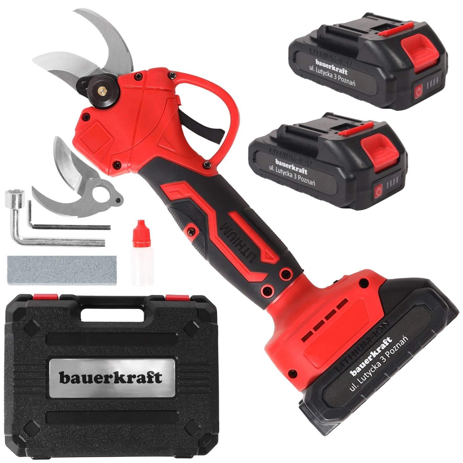 Akku elektrisk beskæresaks 21V – 30 mm skærediameter