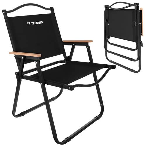 Hopfällbar trädgårdsstol – svart, väderbeständig, 120 kg kapacitet | Hem & Hobby | Pryloteket