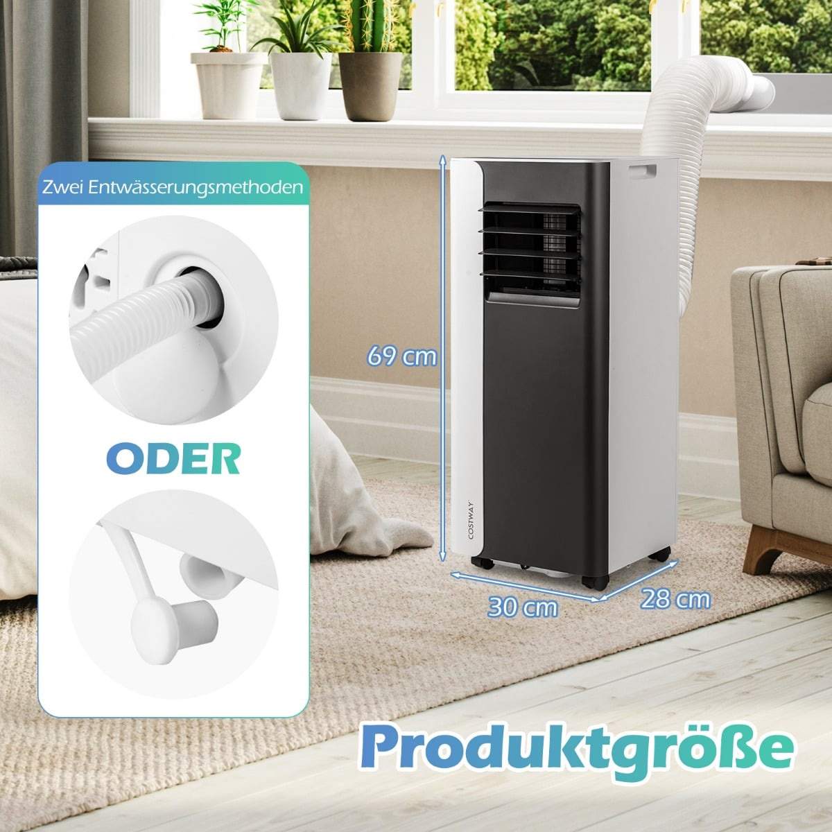 7000 BTU bärbar AC – Kyler, fläktar och avfuktar | Hem & Hobby | Pryloteket