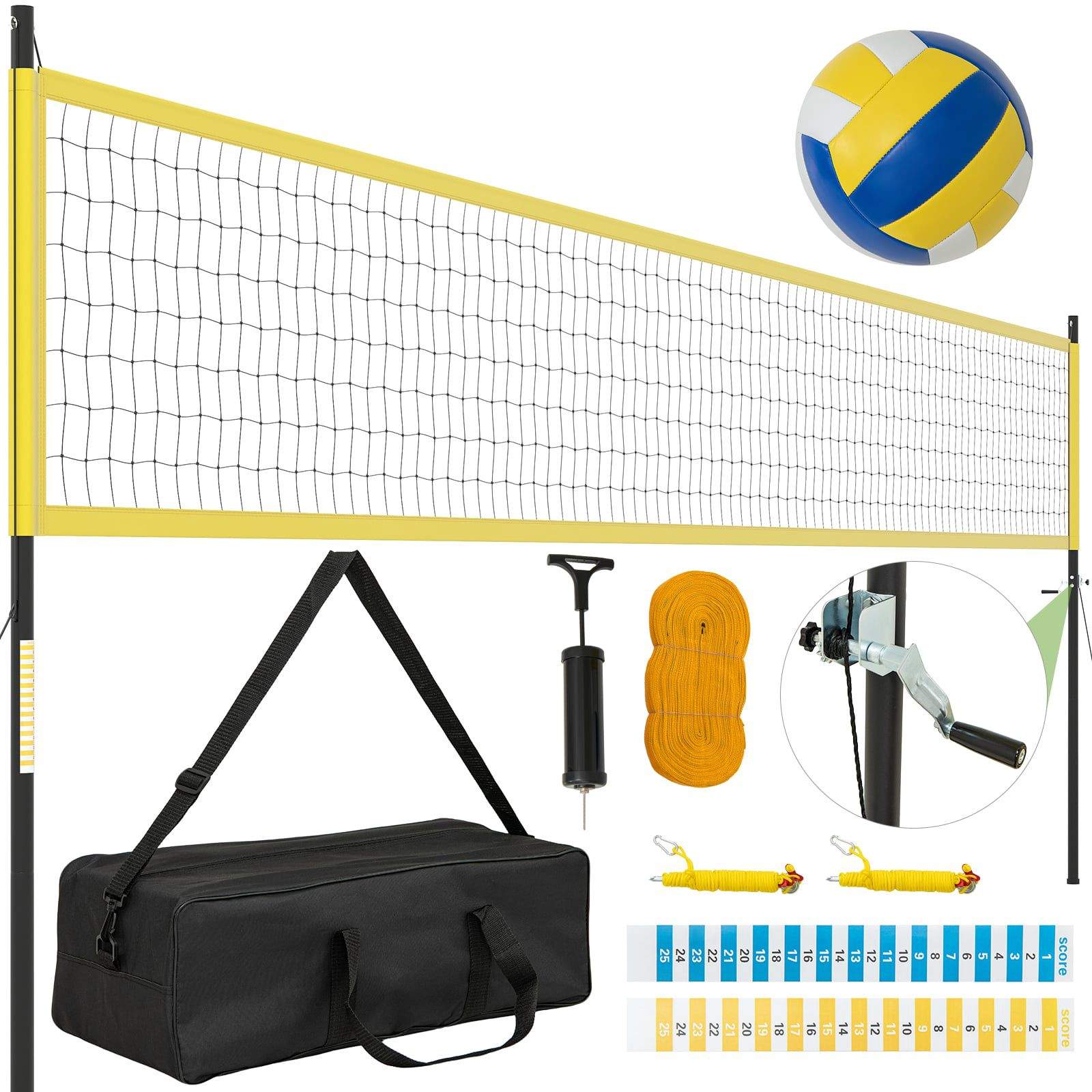 Justerbart höjd volleybollnätset – Bärbart och hållbart | Hem & Hobby | Pryloteket