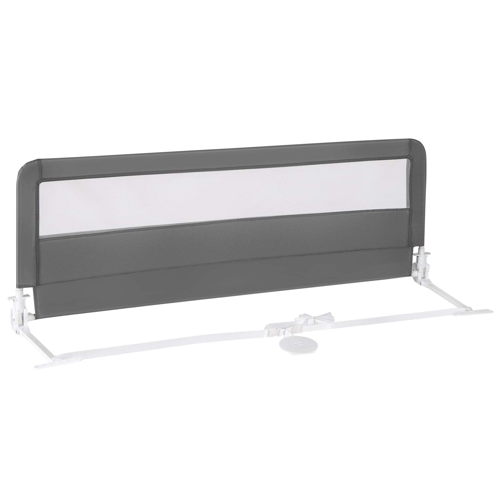 Hopfällbar sänggrind för småbarn, 150 cm – avtagbart överdrag, grå | Hem & Hobby | Pryloteket