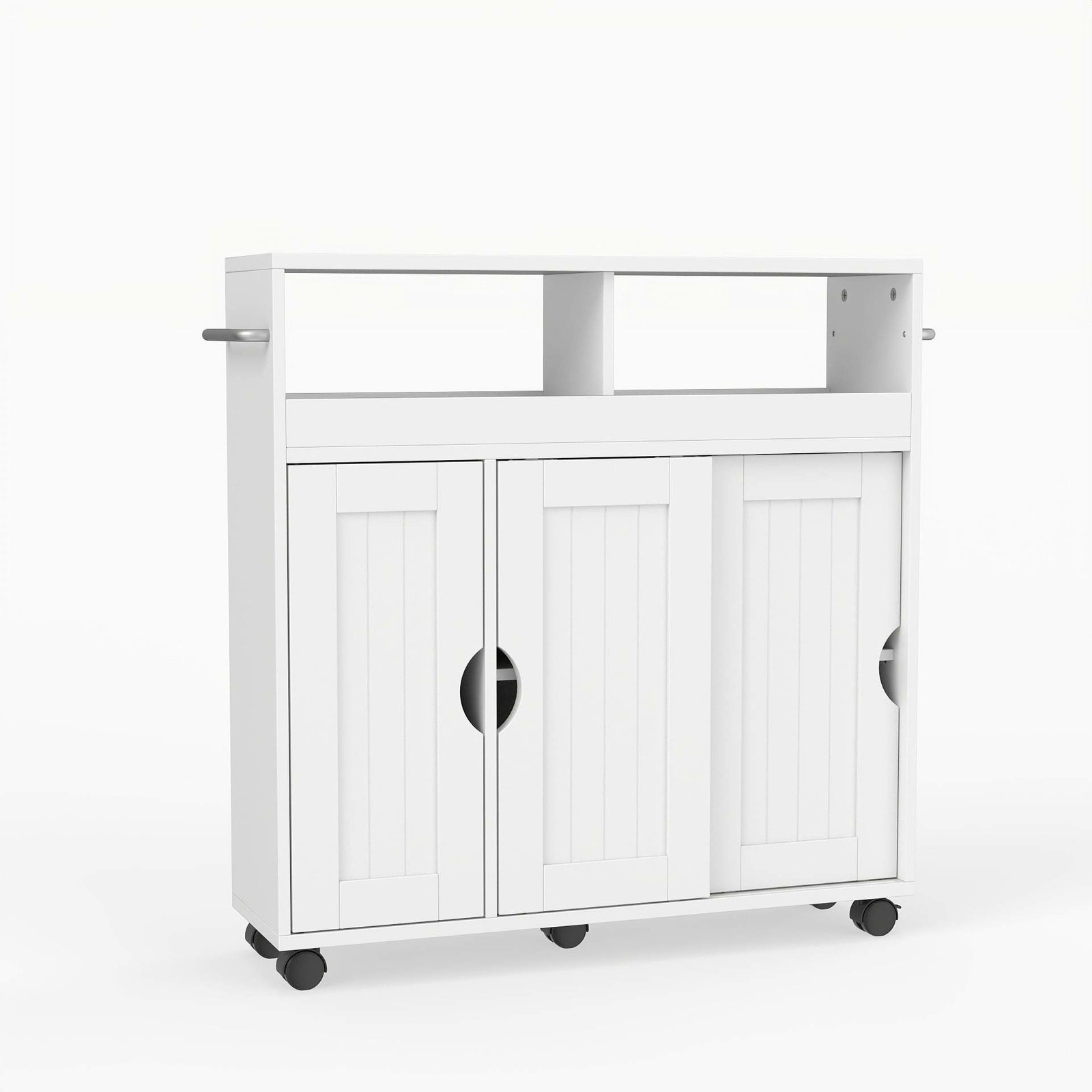 Badrumsförvaringsskåp med hjul och justerbar hylla | Hem & Hobby | Pryloteket