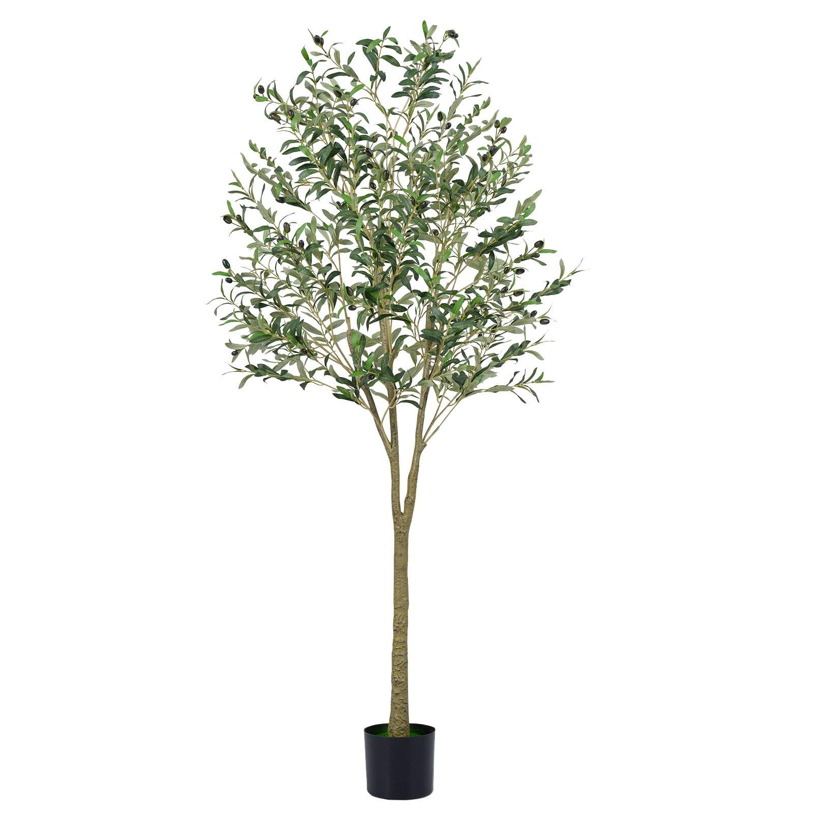 Konstgjort olivträd – 180 cm, frodiga blad och realistisk frukt | Hem & Hobby | Pryloteket
