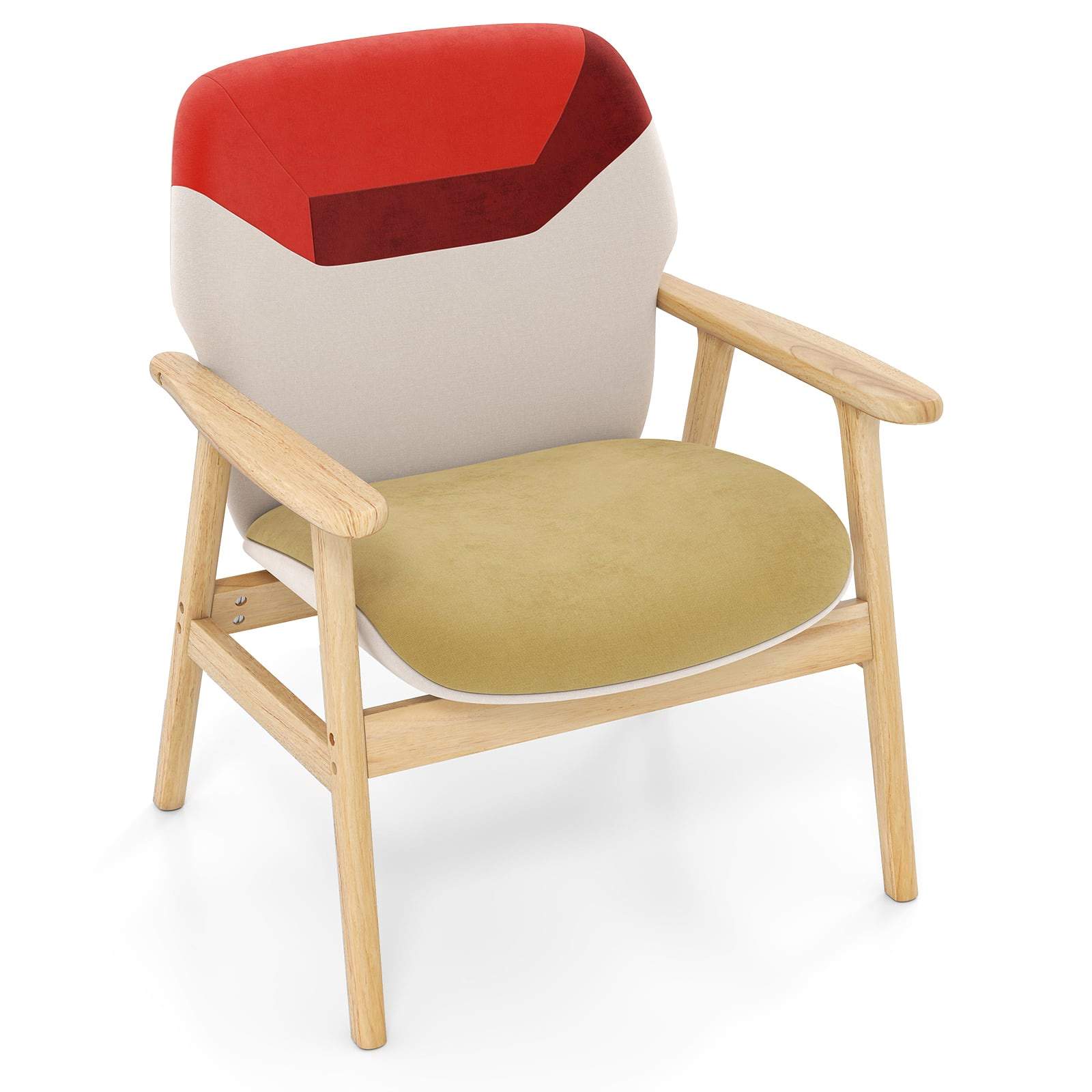 Färgglad loungestol med kuddar – gummiträram | Hem & Hobby | Pryloteket