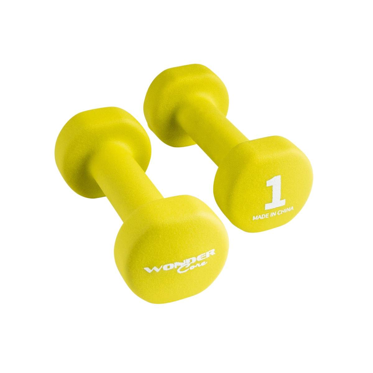 Neopren hantelset – 1 kg, halkfri, rullskydd | Hem & Hobby | Pryloteket