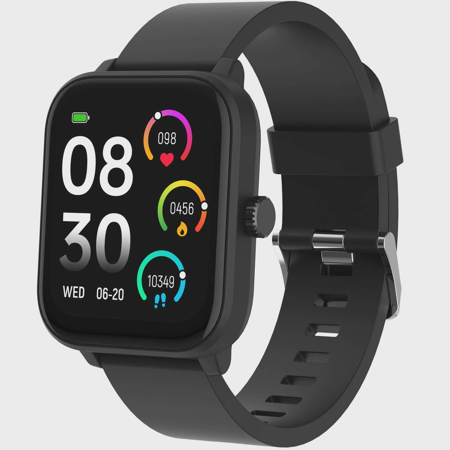 Smartklocka med GPS, pulsmätare, syrgassensor, svart | Hem & Hobby | Pryloteket