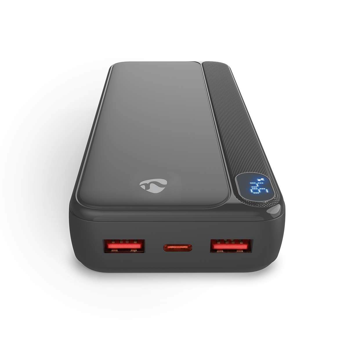 Powerbank 20000mAh, USB-C & USB-A, hurtigopladning 20W