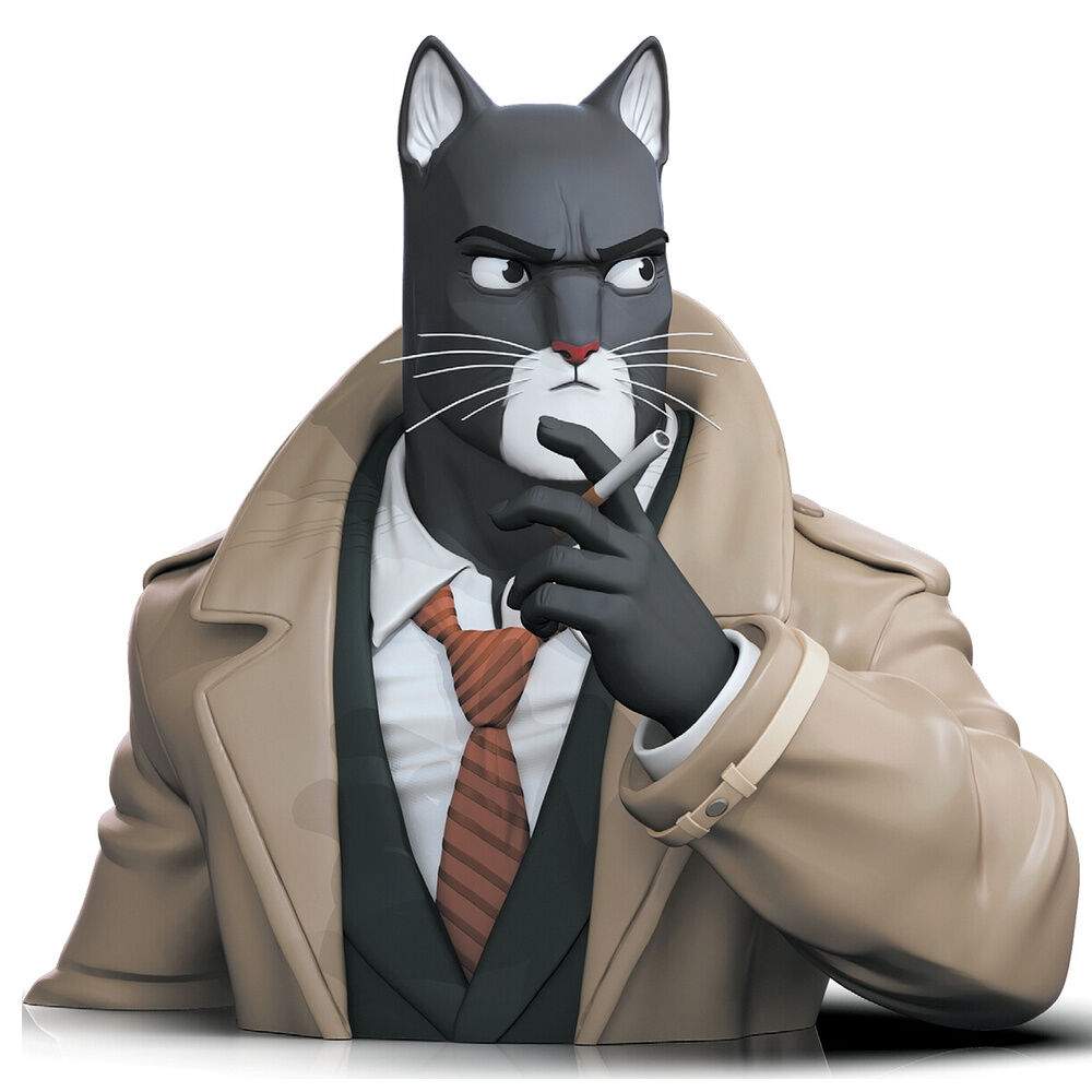Blacksad Buste Sparebøsse – 15 cm PVC Møntbøsse