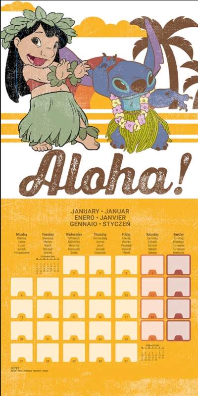 Disney Stitch väggkalender | Hem & Hobby | Pryloteket