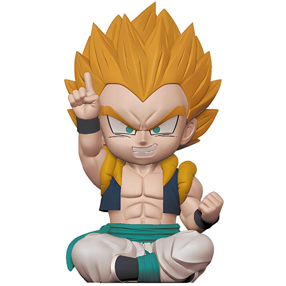 Gotenks Super Saiyan 15cm PVC Myntbössa – Dragon Ball Z | Hem & Hobby | Pryloteket
