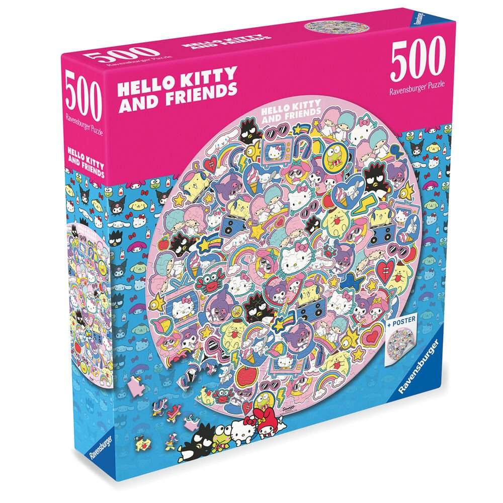 Hello Kitty pussel 500 bitar | Hem & Hobby | Pryloteket