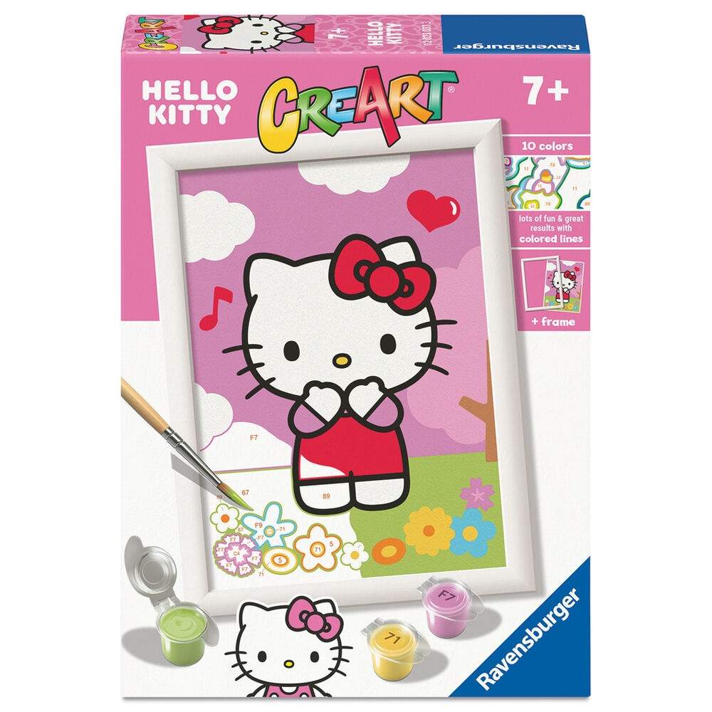 Hello Kitty målarset – 7+ år, 13x18 cm | Hem & Hobby | Pryloteket