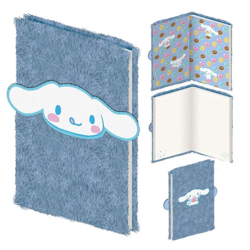 Hello Kitty Cinnamoroll A5 plysch anteckningsbok | Hem & Hobby | Pryloteket