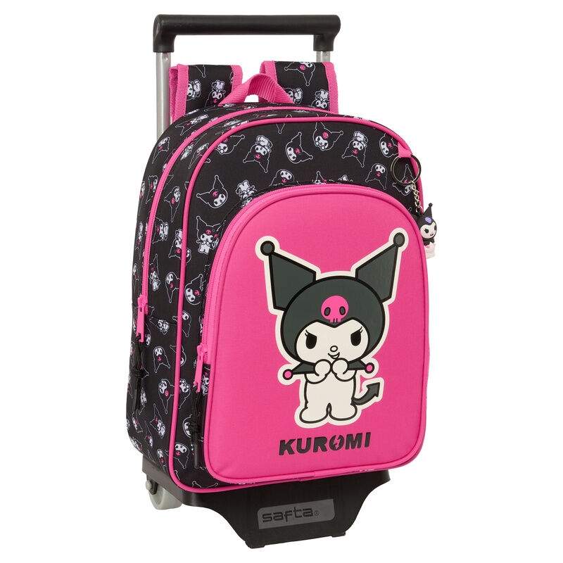 Hello Kitty Kuromi Trolley Ryggsäck, 34 cm, Ergonomiska Remmar | Hem & Hobby | Pryloteket