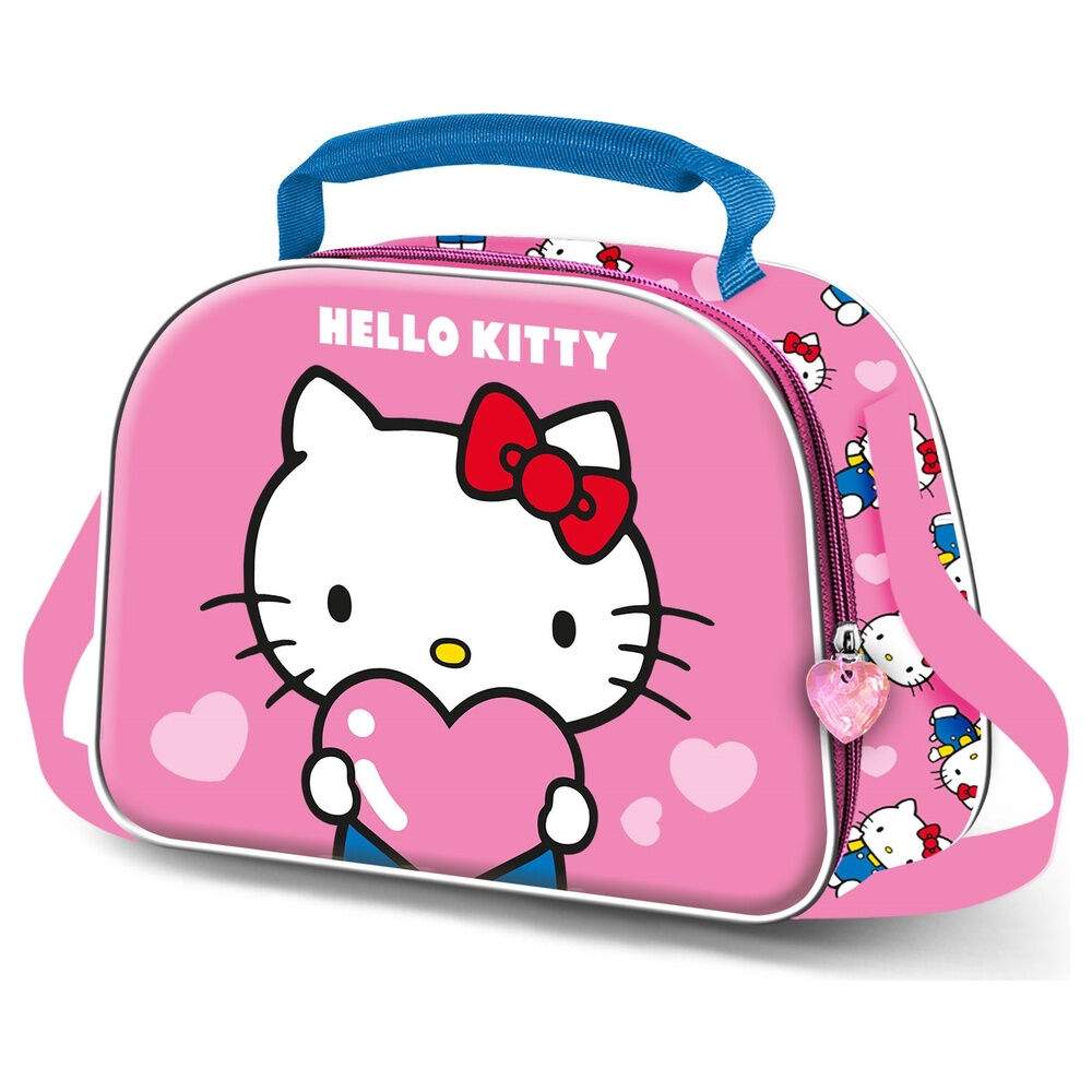 Hello Kitty Hjerte 3D madtaske