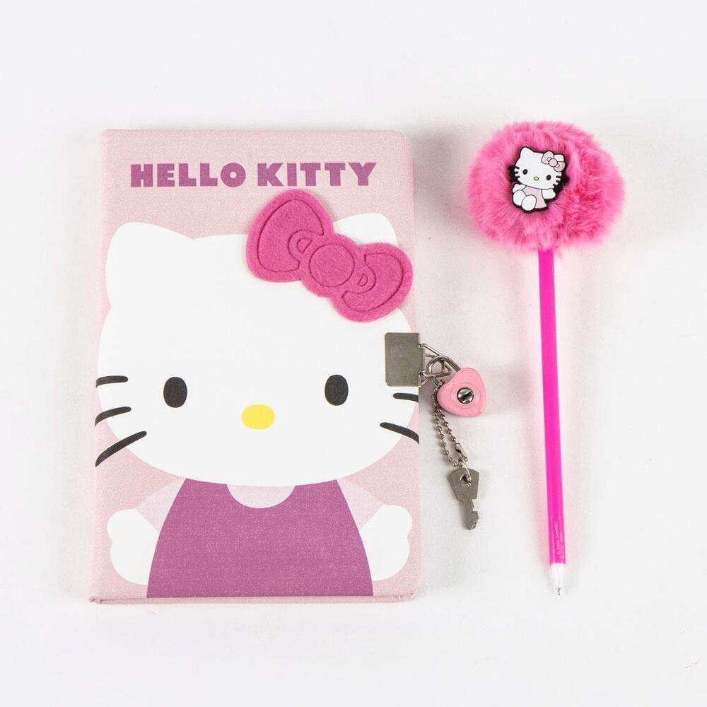 Hello Kitty Dagbog + kuglepen