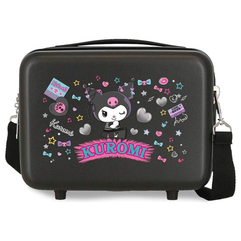 Hello Kitty Kuromi Retropop ABS anpassningsbart skönhetsfodral 29 cm | Hem & Hobby | Pryloteket