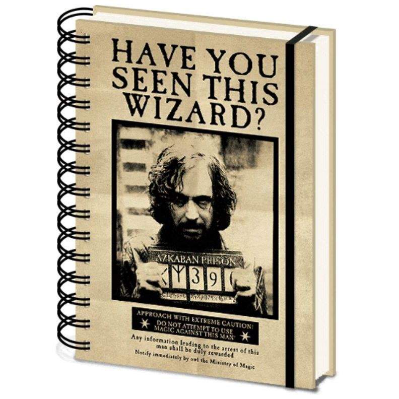 Harry Potter Harry 'Sirus plakater A5 linseformet notesbog