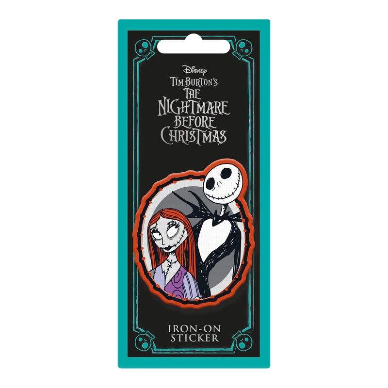 Disney Nightmare Before Christmas Jack & Sally broderi klistermærke