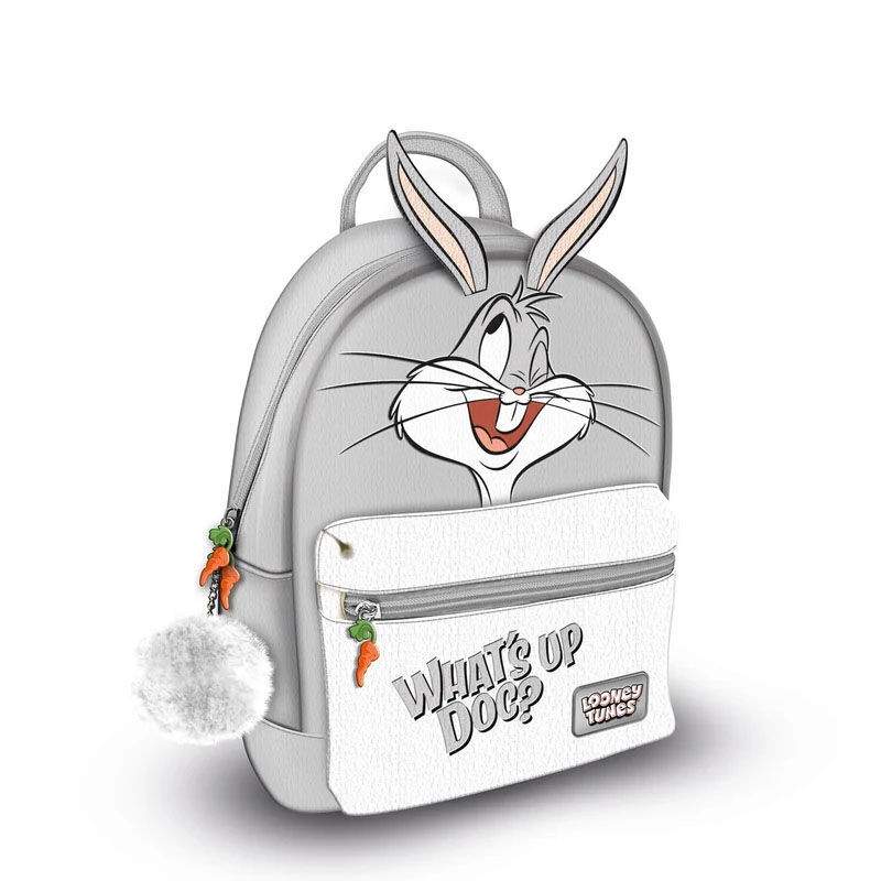 Bugs Bunny Ryggsäck – 29 cm, PU, ​​Fickor och Foder | Hem & Hobby | Pryloteket