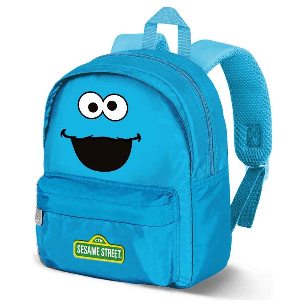 Sesamgade Cookie Monster rygsæk 27 cm