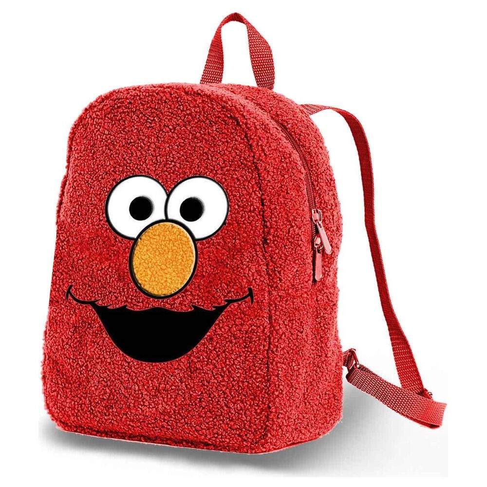 Sesamgade Elmo plysrygsæk 25 cm