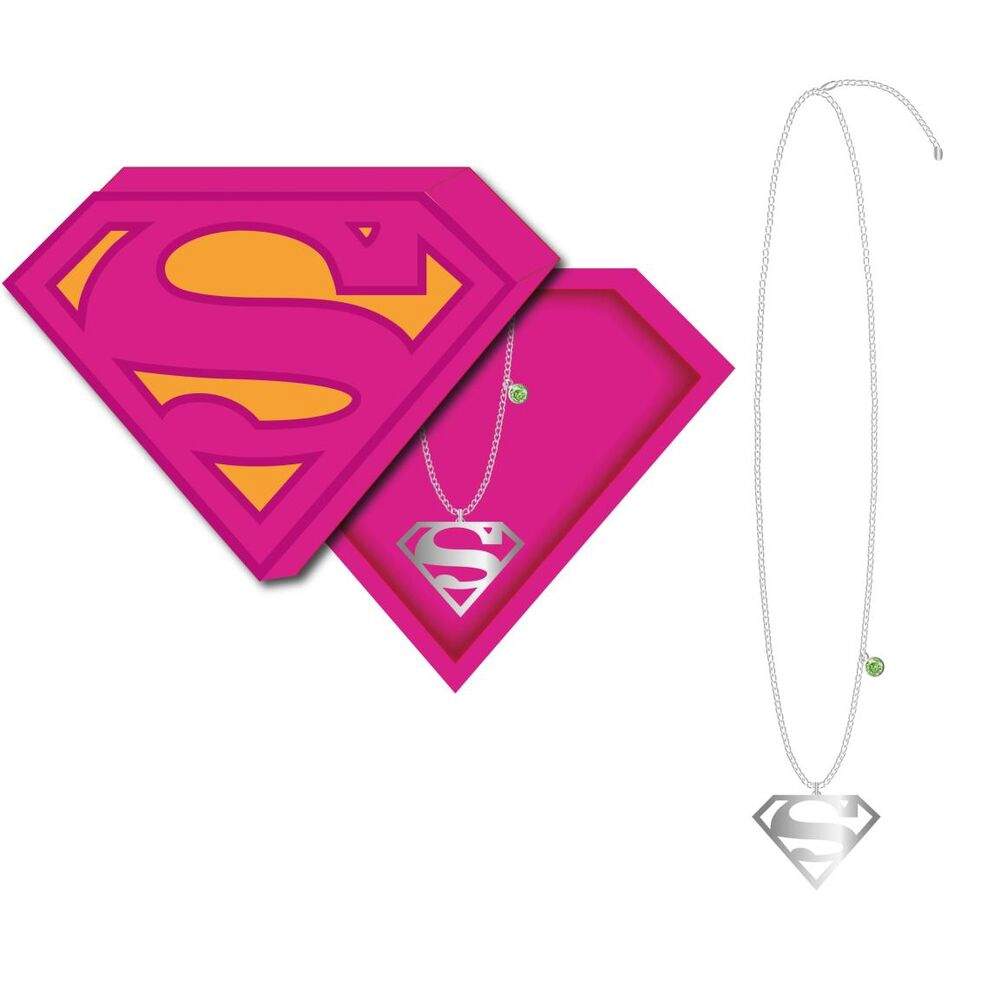 Superman Supergirl halskæde