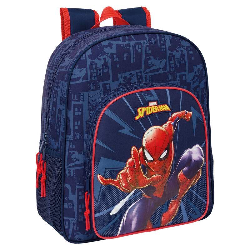 Spiderman Rygsæk 38cm – Trolley justerbar, ergonomisk