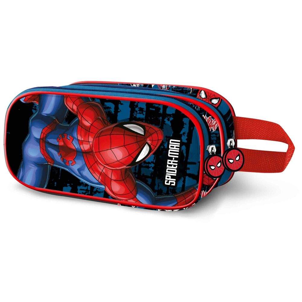 Marvel Spiderman Wall 3D dobbelt penalhus