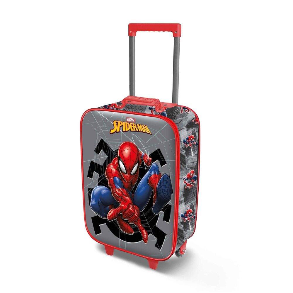 Marvel Spiderman Wall 3D Trolleyväska 52cm | Hem & Hobby | Pryloteket