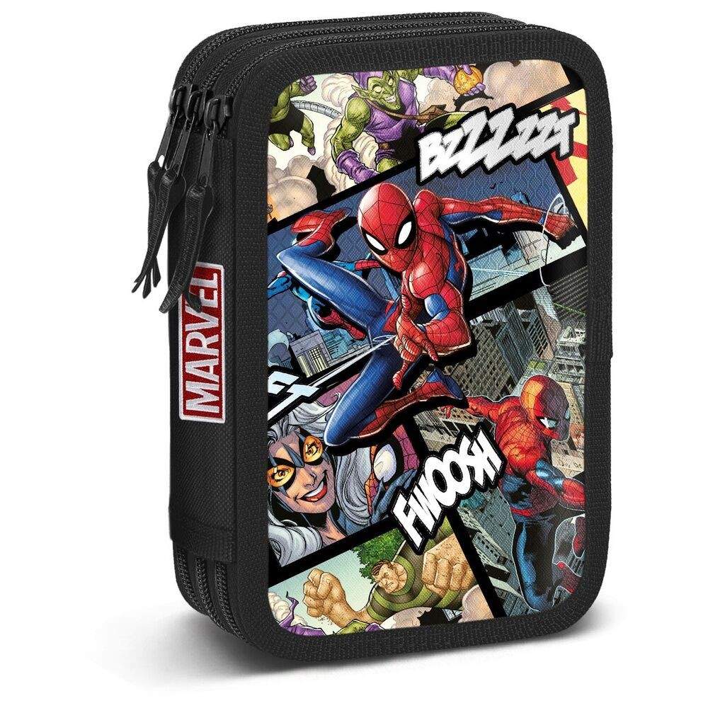 Spiderman Trippelpennfodral – 3 Fack, 36 Färger | Hem & Hobby | Pryloteket