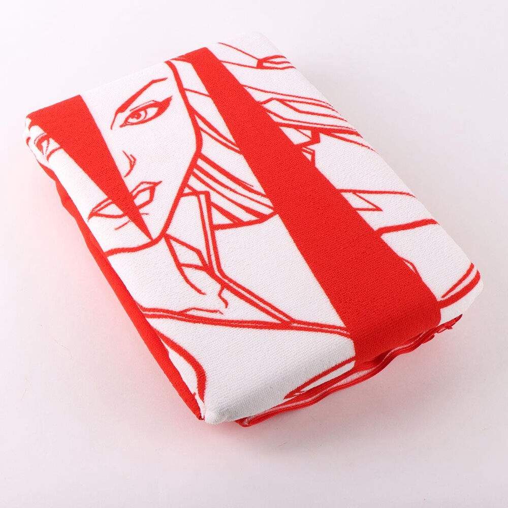 Marvel-logotyp strandhandduk i mikrofiber | Hem & Hobby | Pryloteket