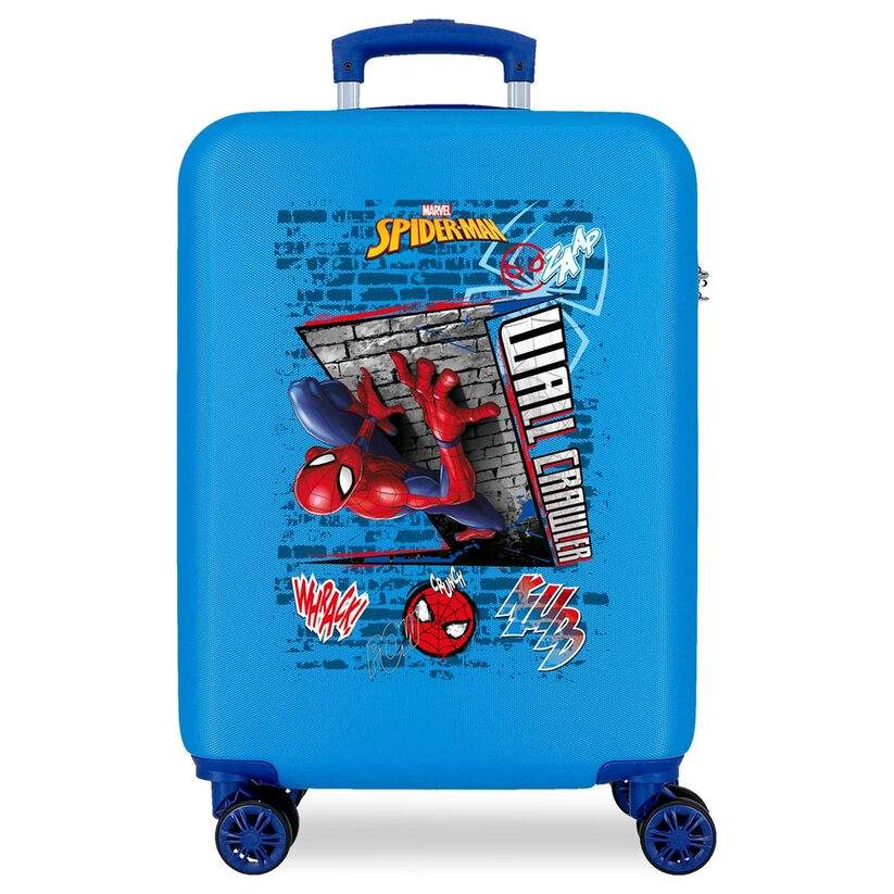 Marvel Spiderman vægkrybbe ABS trolleykuffert 55 cm