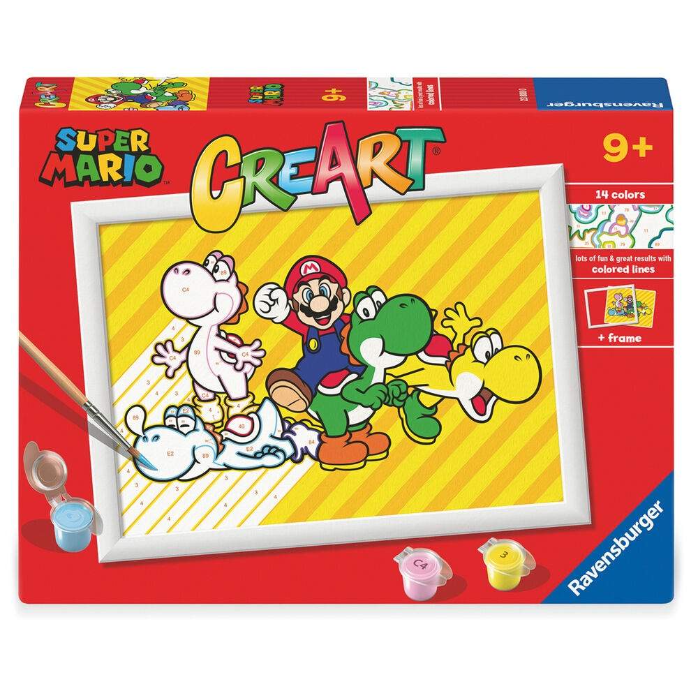 Super Mario Bros målarset – 9+ år, 18x24 cm | Hem & Hobby | Pryloteket