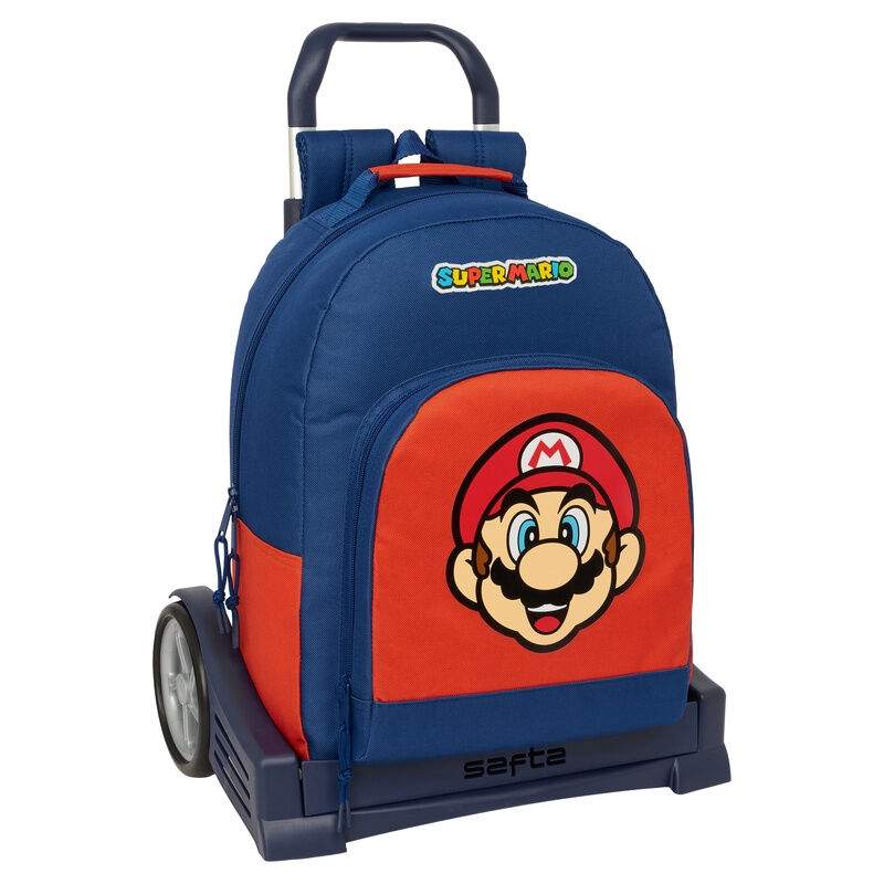 Super Mario Bros. Trolley – 42 cm, ergonomisk, aftagelig rygsæk