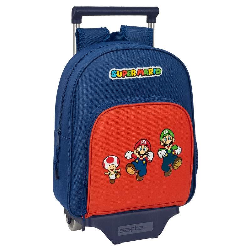 Super Mario Bros Trolley – 34 cm, ergonomisk, avtagbar ryggsäck | Hem & Hobby | Pryloteket