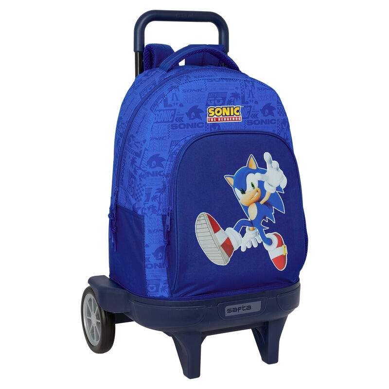 Sonic the Hedgehog Børnevogn – 45 cm, Aftagelig Rygsæk
