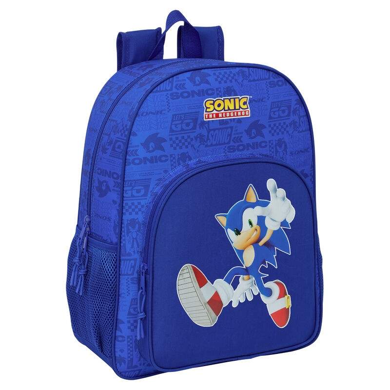 Sonic the Hedgehog Rygsæk – Tilpasningsbar, Ergonomisk, 42 ​​cm