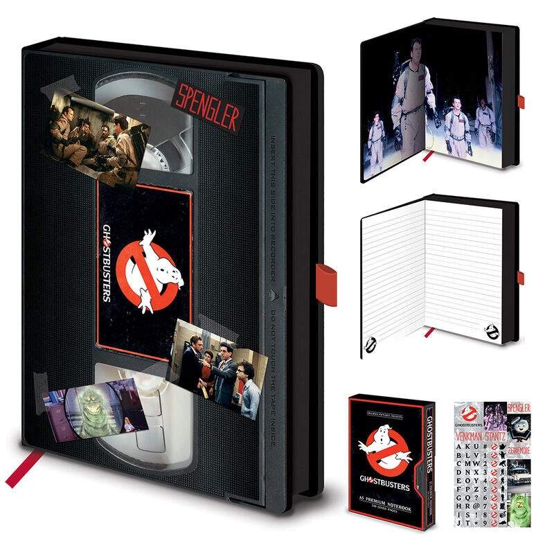 Ghostbusters VHS A5 premium notesbog